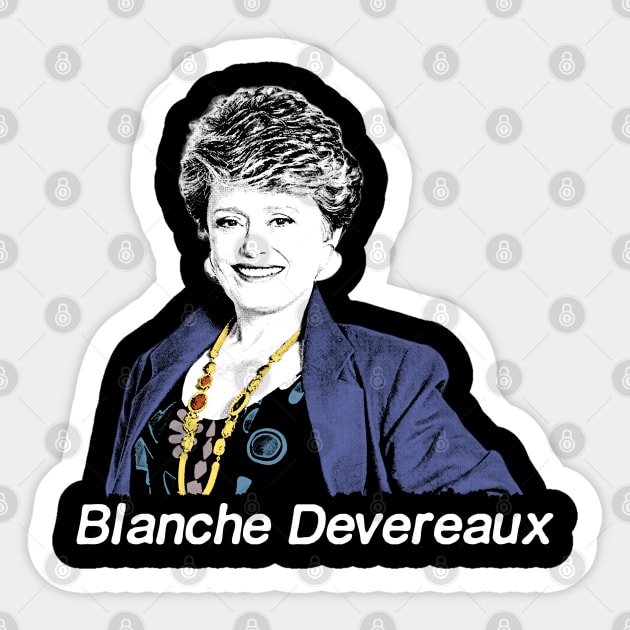Blanche Devereaux Sticker by Lowchoose